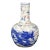 Chinese Vintage Ceramic Vase,Blue and White Underglaze Red Porcelain Tianqiu Vase Hand Painted Cloud Dragon Pattern For Sale