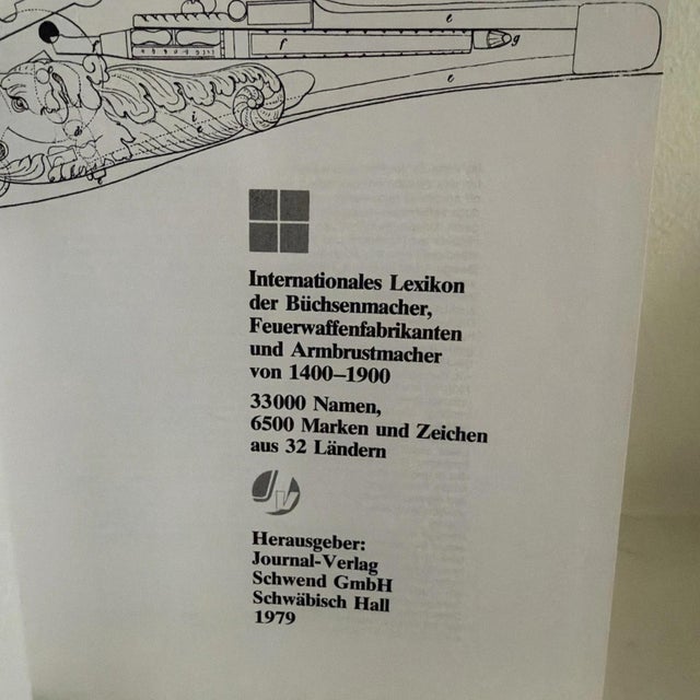 Paper 1980s Eugene Heer’s Comprehensive List of Firearms Makers, Neue Stockel vols 1 & 2 For Sale - Image 7 of 8