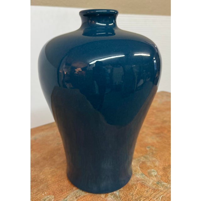 Blue Martino Interiors Plum Blossom Ceramic Vase For Sale - Image 8 of 12