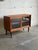 Vintage Danish Teak Display Cabinet With Sliding Glass Doors 1960s For Sale In Los Angeles - Image 6 of 10