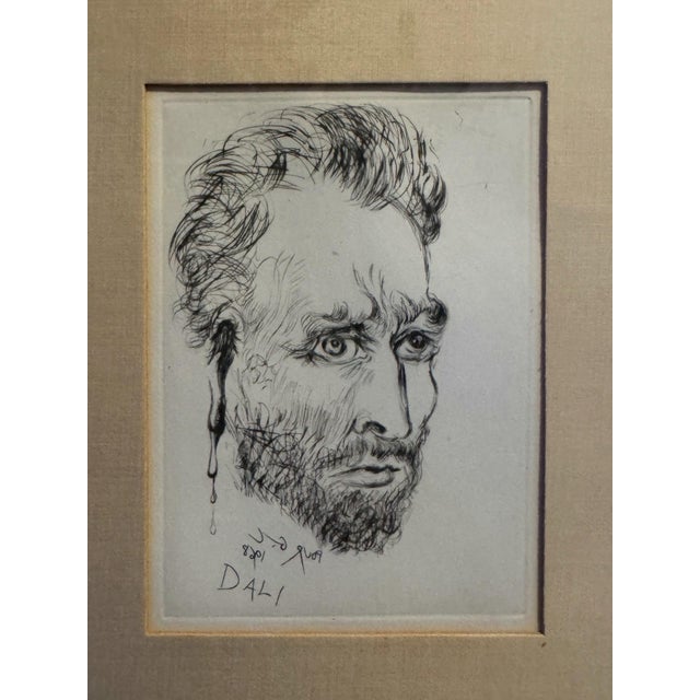 A cohesive set of four framed etchings from the celebrated “Immortals of Art” series by Salvador Dalí. This portfolio...