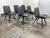Modern Control Brand Modern Felt Dining Chairs, Set of Six For Sale - Image 3 of 12