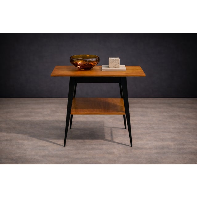 Unattributed, Brazil, c. 1950s. This compact side table exemplifies mid-century Brazilian restraint — an economical,...