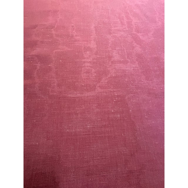 1990s 22 Yards of Pink Moire Brunschwig & Fils Fabric For Sale - Image 5 of 7