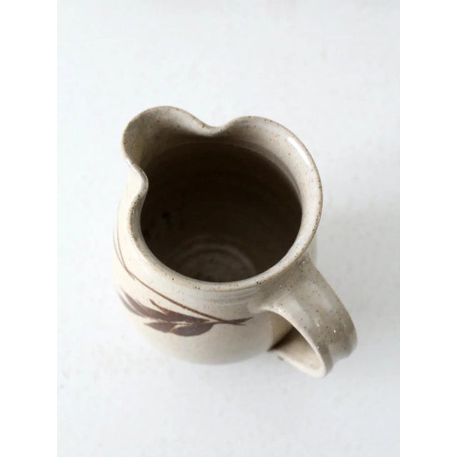 Ceramic Vintage Lakeside Pottery Pitcher For Sale - Image 7 of 9
