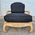 This is a stylish vintage Asian style lounge chair by American furniture maker Schnadig. The arm chair features solid wood...