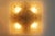Mid-Century Ice Glass and Brass Ceiling Lamp from Hillebrand Lighting, 1960s For Sale - Image 6 of 8