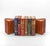 Vintage Asprey & Co Leather And Gilt Bookends Modelled As Open Books, Set of 2, in Good conditions. Designed 1970 to 1979...