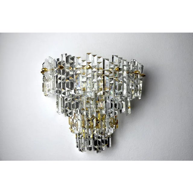 3-Tier Sconce from Kinkeldey, Germany, 1970s For Sale - Image 9 of 9