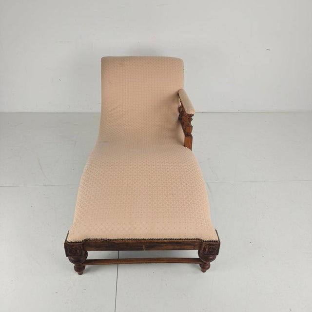 Antique English Chaise Lounge, 1800s For Sale - Image 9 of 14