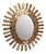 Italian Giltwood Sun Bursting Mirror, 1950s For Sale