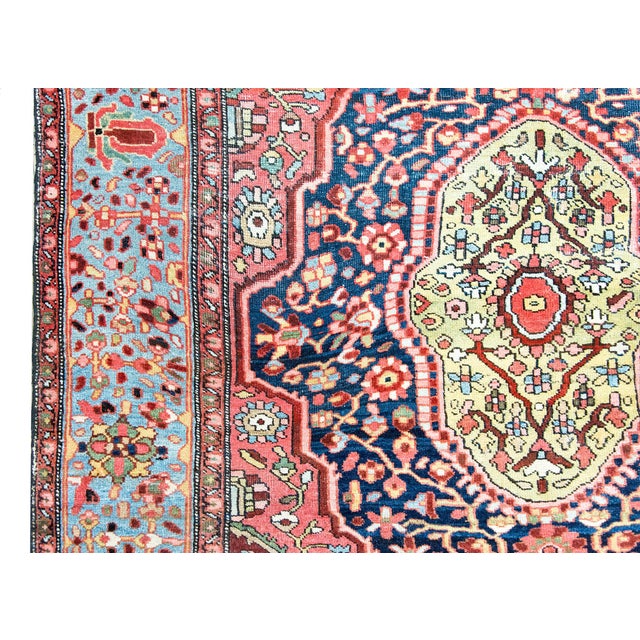 Early 20th Century Early 20th Century Persian Sarouk Farahan Rug For Sale - Image 5 of 16
