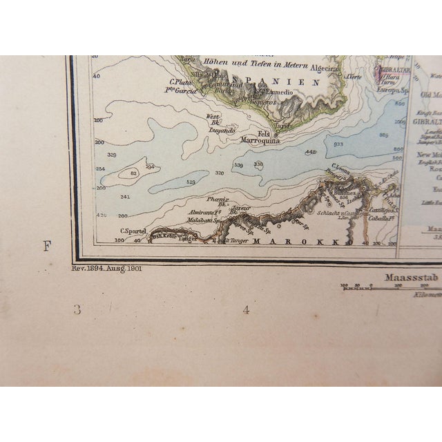1900 - 1909 Early 20th Century Stielers Hand Atlas 100 Maps in Box For Sale - Image 5 of 12