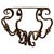 19th Century Italian Wrought Iron Wall Brackets, Set of 2 For Sale - Image 13 of 13