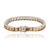 Contemporary Certified 20.98 Ct Natural Citrine Statement Tennis Bracelet in 925 Silver Handmade Jewelry For Sale - Image 3 of 13