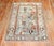 Brown Early 20th Century Zabihi Collection Abstract Accent Size Persian Malayer Rug - 4'1" x 6' For Sale - Image 8 of 9