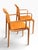 Orange Pr. Bill Stephens for Knoll Arm Chairs C. 1970's For Sale - Image 8 of 16