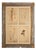 Framed Collection of Four Herbier Specimens in Rustic Barn Wood w/ Gilt Rosettes For Sale