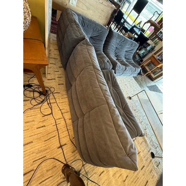 Ligne Roset Michel Ducaroy for Ligne Roset Togo Sectional, Alcantara Chic For Sale - Image 4 of 11