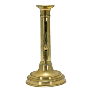 French 19th Century Brass Candlestick