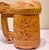 Late 20th Century Large Vintage Norwegian Hand-Carved Wooden Viking Dragon Tankard With Lid For Sale - Image 5 of 10
