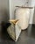 Gary DiPasquale, Postmodern Slip-Cast Stoneware Bud Vase, Geometric 3-Sided Flared Triangular - Olive Green For Sale - Image 10 of 11