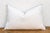 Textile White Diamond Lumbar Moroccan Silk Pillow For Sale - Image 7 of 8
