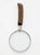 Antique Sterling Silver & Natural Stag Horn Magnifying Glass Hallmarks For Sale