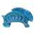 Italian Bitossi Rimini Blu Ceramic Bunny Rabbit by Aldo Londi for Flavia For Sale