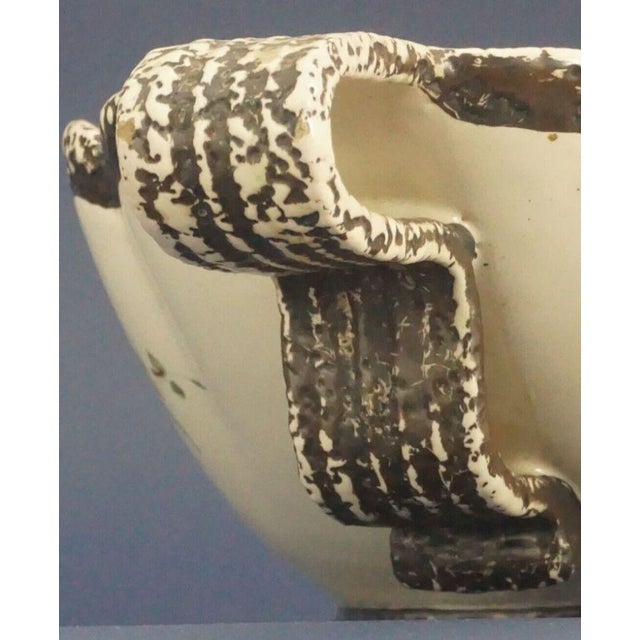 Vintage Ceramic Centerpiece Vase by Alpinolo Magnini for Cima Deruta, 1950s For Sale - Image 9 of 18