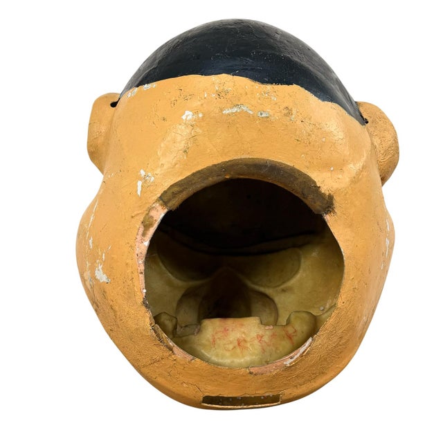 Red Large Vintage Carnival Clown Mask in Fiberglass, 1990s For Sale - Image 8 of 14