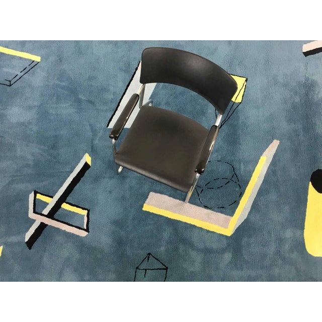 Geometric Wool Rug from Fritsch Design, 1984 For Sale - Image 10 of 15