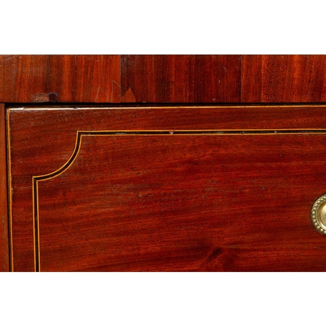 Rare American Federal Mahogany Cylinder Desk, Baltimore or Annapolis Ca. 1800 For Sale - Image 16 of 18