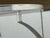 Bespoke Round White Caesarstone Top + Lucite Pedestal Base, 42 Inches For Sale - Image 11 of 12