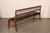 Mid 20th Century Yale Burge Spindle-Back Bench W/ Black Seat For Sale - Image 12 of 13