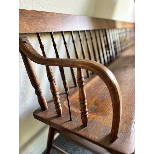 Early 1900s Church Bench For Sale In Los Angeles - Image 6 of 9