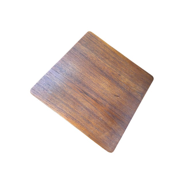 For sale is this well made vintage mid century side table.