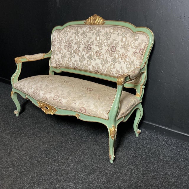 Vintage French Sofa in Wood, 1965, in Good conditions. Designed 1960 to 1969