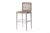 Not Yet Made - Made To Order Delta Kappa Bar Stool in White For Sale - Image 5 of 6