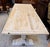 Industrial Table with Aerogum-Coated Top and Whitewashed Base, 1980s For Sale - Image 4 of 5