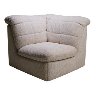 Sculptural Corner Lounge Chair, France, 1970s For Sale