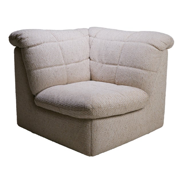Sculptural Corner Lounge Chair, France, 1970s For Sale