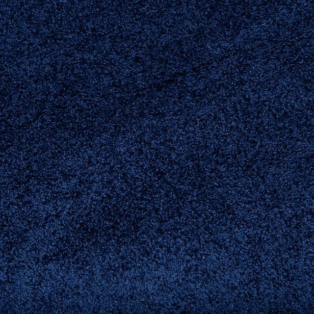Fabric Smoozy Rug in Deep Blue For Sale - Image 6 of 8