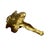 1960s Vintage Rococo Revival Brass Chamberstick Candle Holder For Sale - Image 5 of 5