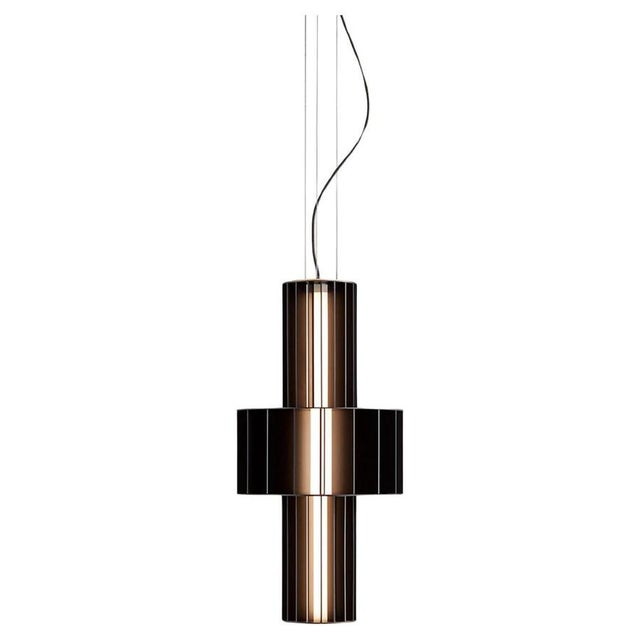 T Me Black Mate Suspended Lamp by Stephen Burks Babel for Parachilna For Sale - Image 9 of 9