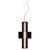 T Me Black Mate Suspended Lamp by Stephen Burks Babel for Parachilna For Sale - Image 9 of 9