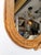 Wood Rattan Palm Tree Mirror by Vivai Del Sud. Italy, 1970s For Sale - Image 7 of 11