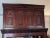 Sienna Majestic 9 Feet Vintage 19th Century 3 Tiers (Pieces) Carved Wood With 3 Pieces of Marble Fireplace For Sale - Image 8 of 8