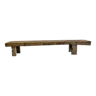 Antique Heavy Low Work Bench For Sale