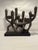 1970s 1970s Midcentury Klara Sever Austin Product Brutalist Candelabra Menorah For Sale - Image 5 of 6